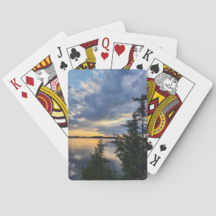 Boundary Waters Sunset Playing Cards