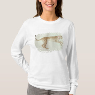 Bounding cheetah with a red collar T-Shirt