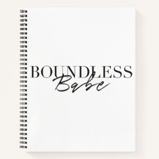 Boundless Babe notebook