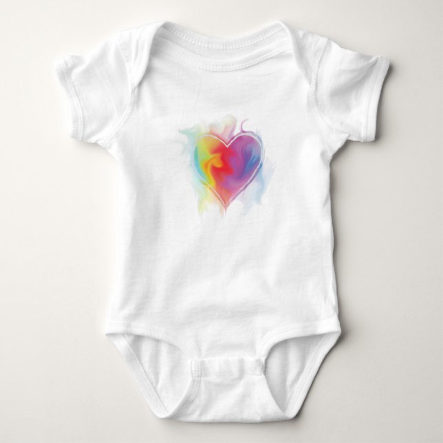 Boundless Heart Baby Bodysuit (Front)