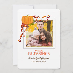 Bountiful Blessings Photo Card