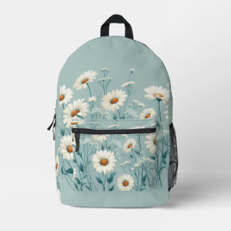 Bountiful Daisy's  Printed Backpack