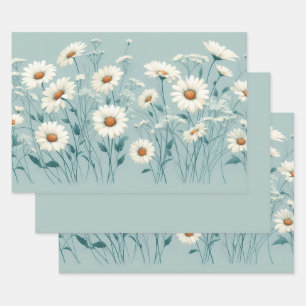 Bountiful Daisy's Wrapping Paper Sheet