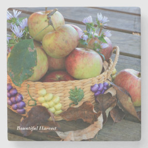 Bountiful Harvest Stone Coaster