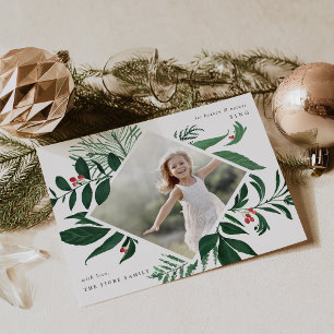 Bountiful Holiday Photo Card   Forest
