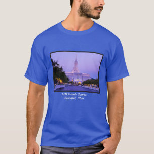 Bountiful LDS Mormon Temple Sunrise - Utah T-Shirt