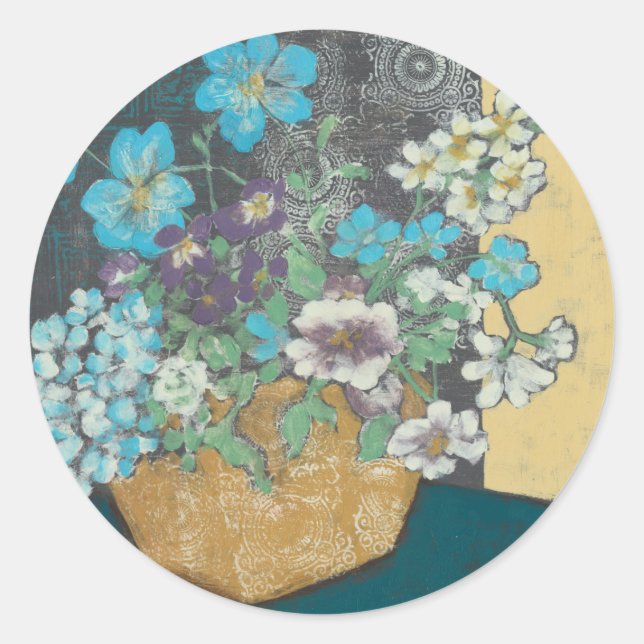 Bountiful Spring I Classic Round Sticker (Front)