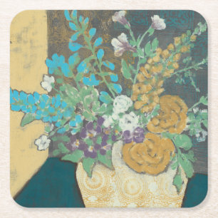 Bountiful Spring II Square Paper Coaster