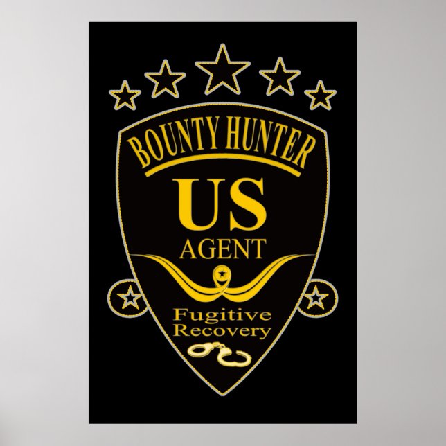 Bounty Hunter Agent Poster (Front)