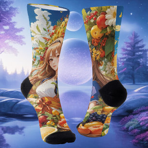 Bounty of the Seasons: A Celebration in Collage Socks