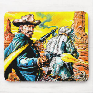 Bounty on horseback mouse pad