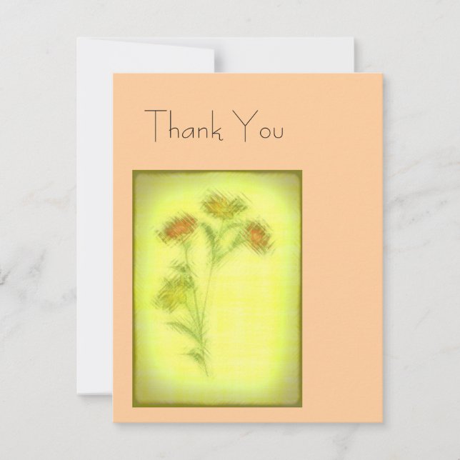 Bouquet 2 thank you card (Front)