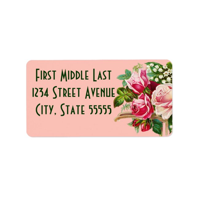Bouquet Address Labels (Front)