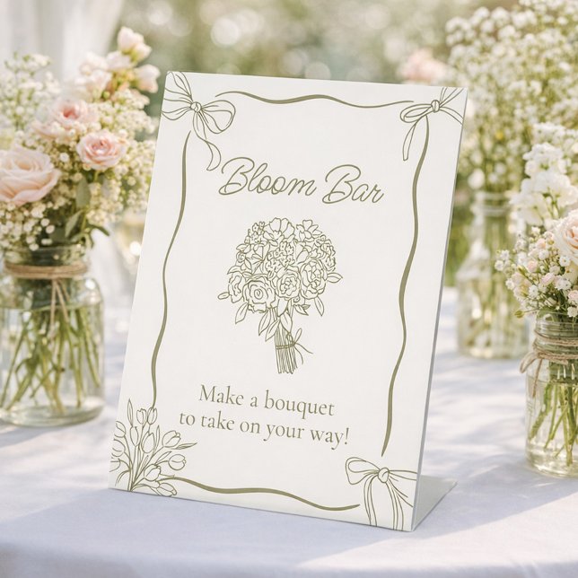 Bouquet Bloom Bar Bridal Shower Sign (Creator Uploaded)
