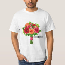 Bouquet Bloom T-Shirt Design"