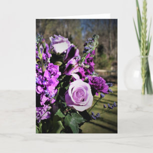 Bouquet, card