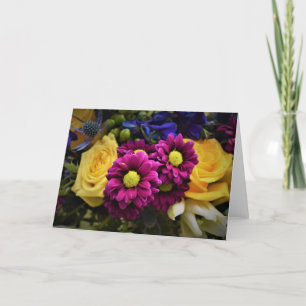 Bouquet, card
