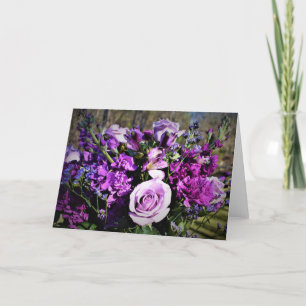 Bouquet, card