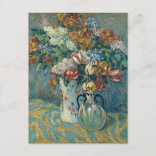 Bouquet de Fleurs   Georges d'Espagnat Postcard