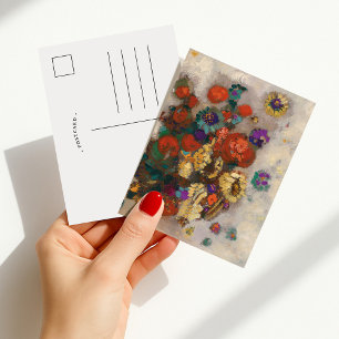 Bouquet de Fleurs Odilon Redon Postcard
