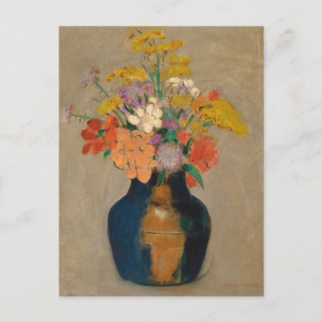 Bouquet de Fleurs | Odilon Redon Postcard (Front)