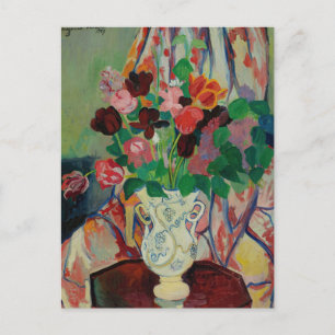 Bouquet de Tulipes by Suzanne Valadon Postcard