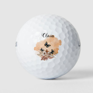 Bouquet floral blooming garden golf balls