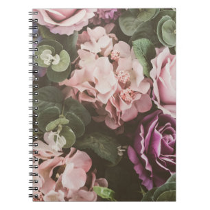 Bouquet flower, vintage filter, beautiful backgrou notebook