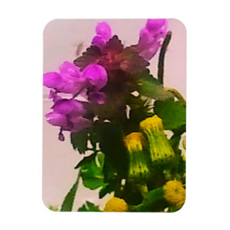 Bouquet flowers magnet