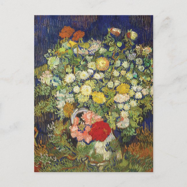 Bouquet Flowers van Gogh Fine Art Still Life Postcard (Front)