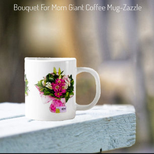 Bouquet For Mum Large Coffee Mug