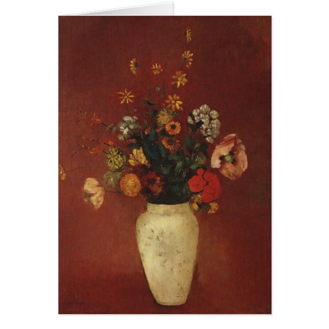 Bouquet in a Chinese Vase, Odilon Redon Fine Art (Front)
