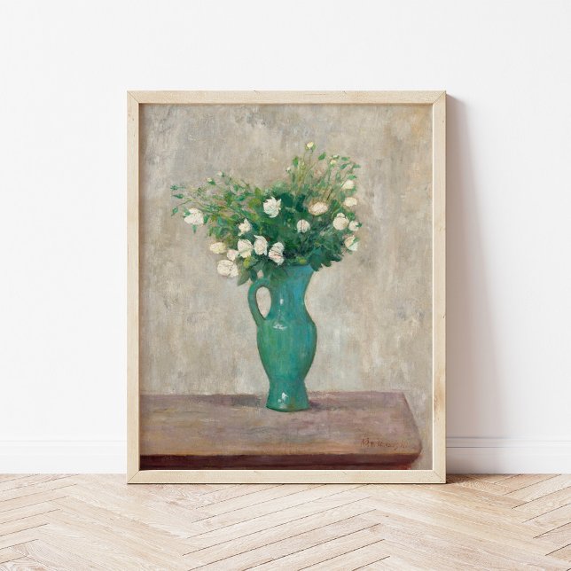 Bouquet in a Green Flower Vase | Tadeusz Makowski Poster (Creator Uploaded)