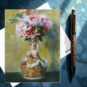 Bouquet in a vase by Auguste Renoir  Postcard