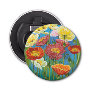 Bouquet in Border I Bottle Opener