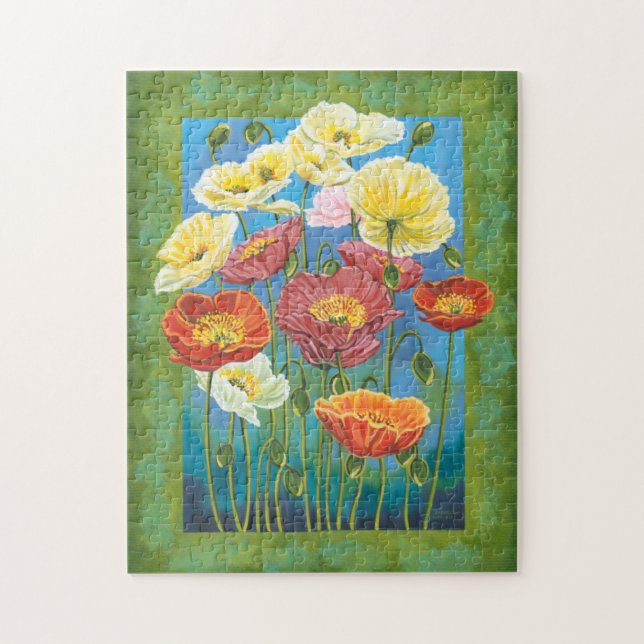 Bouquet in Border I Jigsaw Puzzle (Vertical)