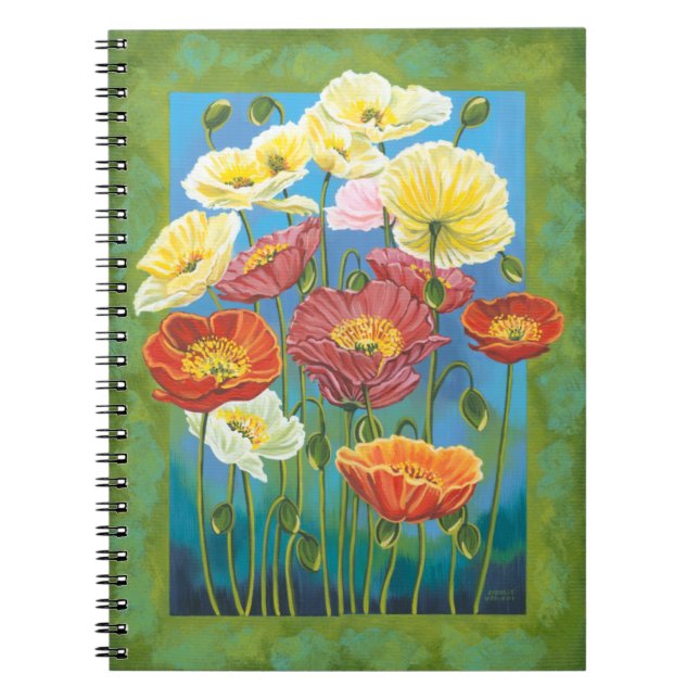 Bouquet in Border I Notebook (Front)