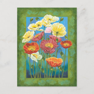 Bouquet in Border I Postcard