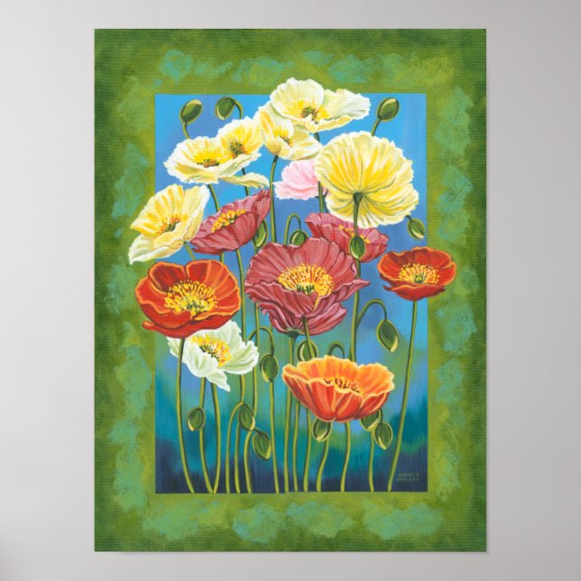 Bouquet in Border I Poster (Front)
