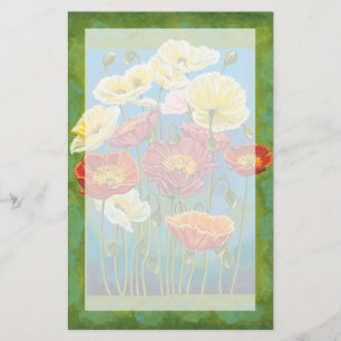 Bouquet in Border I Stationery