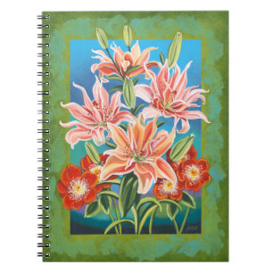 Bouquet in Border II Notebook