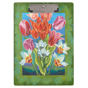 Bouquet in Border III Clipboard