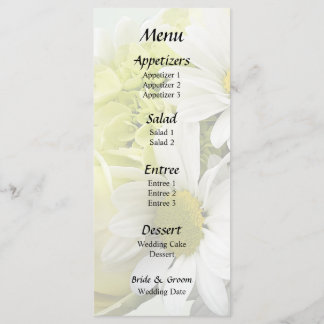 Bouquet in Shades of White and Yellow Menu