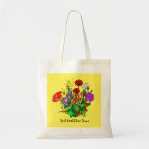 Bouquet of Birth Month Flowers Tote Bag