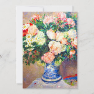 Bouquet of Chrysanthemums and a Japanese Fan Announcement