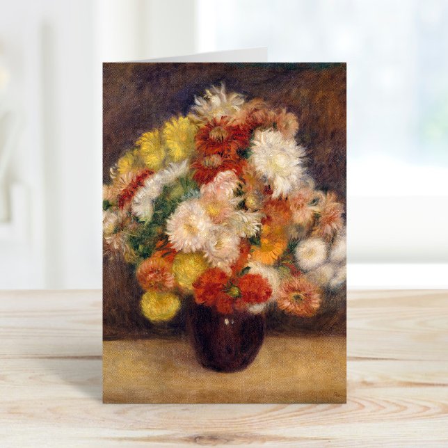 Bouquet of Chrysanthemums | Renoir Card (Creator Uploaded)