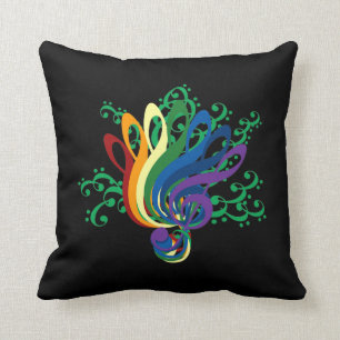 Bouquet of Clefs Cushion