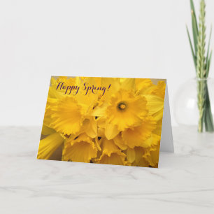 Bouquet of Daffodils Birthday Card