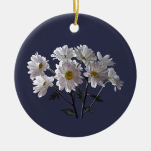 Bouquet of Daisies Ceramic Ornament