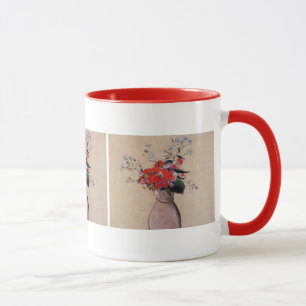 Bouquet-of-flowers 1910 Odilon Redon Vase Art Love Mug